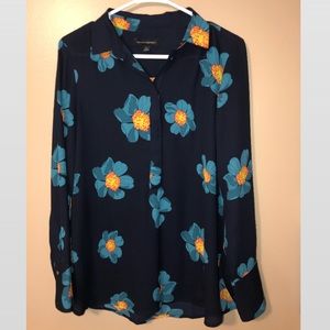 Floral long sleeve blouse